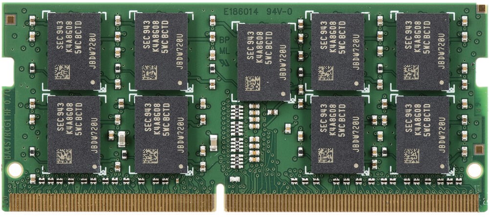 

Модуль памяти Synology D4ES01-4G DDR4 ECC Unbuffered SODIMM, для DS1821+, DS1621+, D4ES01-4G