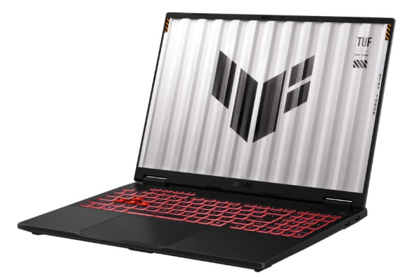 фото Ноутбук ASUS TUF Gaming A16 FA608UP-A16.R95070 16" (AMD Ryzen 9, 32Гб DDR5, SSD 1 Тб, GeForce RTX 5070, Windows 11 Домашняя) Серый [90NR0KT1-M00400]