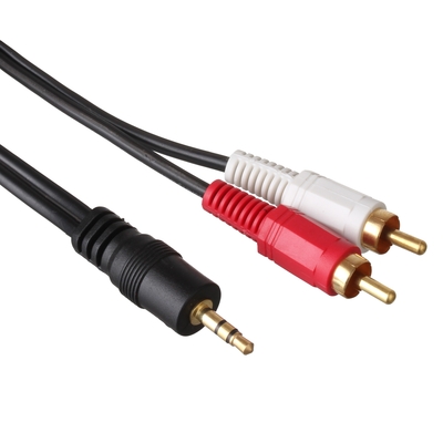 

Кабель аудио Exegate EX-CCA-458-2.0 EX225927RUS 3.5mm Jack M/2xRCA M, 2м, позолоченные контакты, EX-CCA-458-2.0