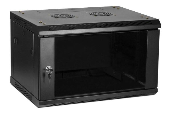 Изображение товара Телекоммуникационный шкаф NTSS NTSS-W6U6060GS-BL настенный 19" IP20