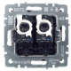 фото Розетка компьютерная двойная IEK BR-K20-1-K45 в Красноярске