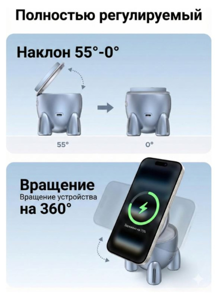 фото Зарядное устройство беспроводное UGreen W713 в Смоленске