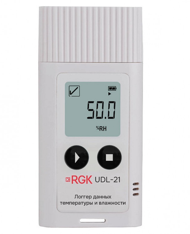 

Логгер RGK UDL-21 721999 RGK данных температуры и влажности с поверкой, UDL-21