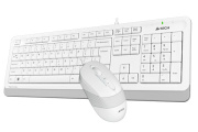 фото Клавиатура и мышь A4Tech F1010 WHITE