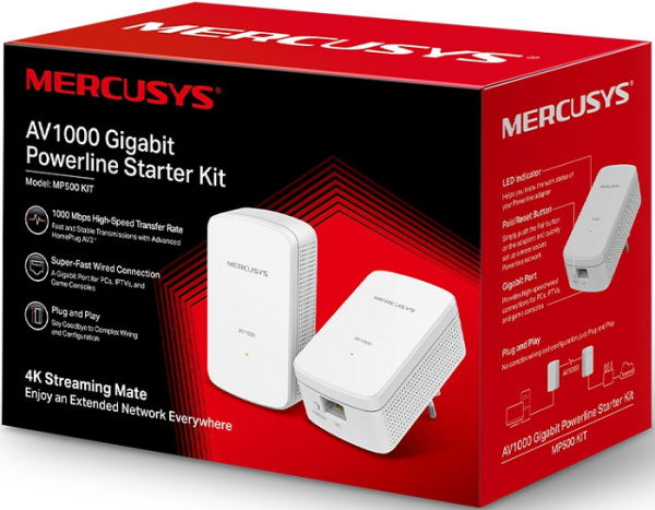 фото Адаптер powerline  Mercusys MP500 KIT в Красноярске