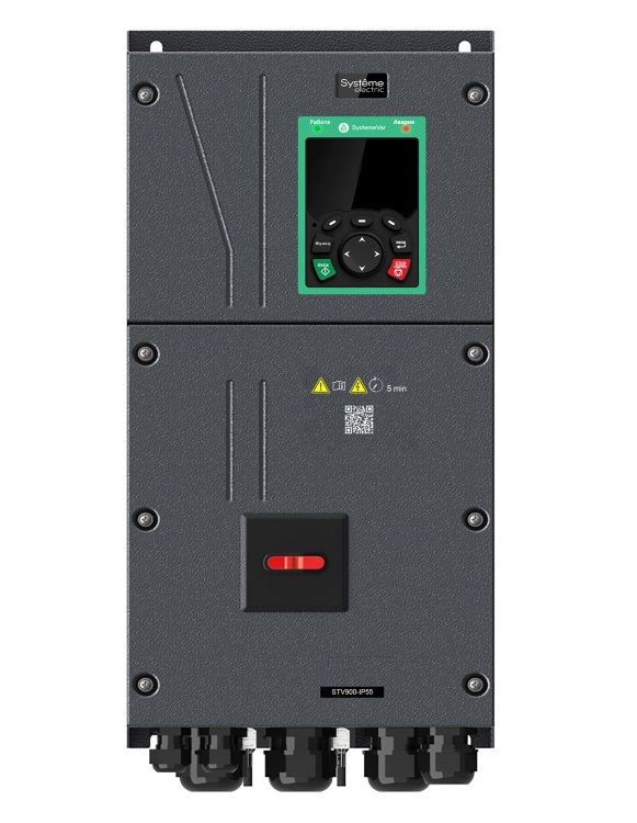 

Преобразователь частоты Systeme Electric STV900D15N4-IP55 STV900 G-тип: 15 кВт (P-тип: 18.5 кВт) 400В IP55, STV900D15N4-IP55