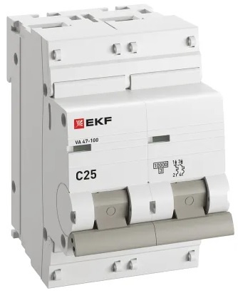 фото Автоматический выключатель  EKF mcb47100-2-25C-pro в Санкт-Петербургe