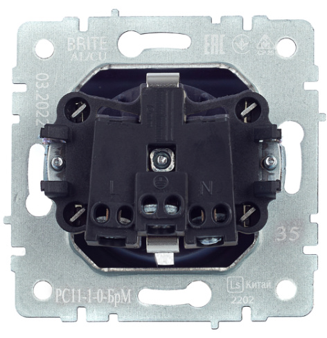 фото Розетка с заземлением  IEK BR-R11-16-K35 в Уфе