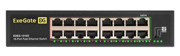 фото Коммутатор неуправляемый Exegate EDES-1016D в Волгограде