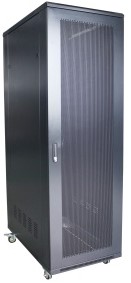 

Шкаф напольный Wize W27U100R-M 19”, 27U, передняя и задняя двери металлические перфорированные, колеса, макс. вес нагрузки 800 кг, сталь, черный, W27U100R-M