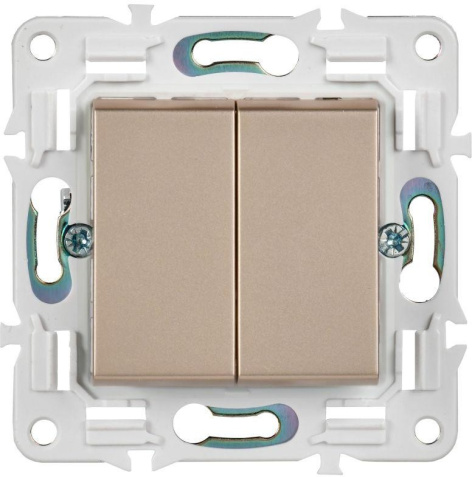 фото Переключатель двухклавишный  IEK SK-V23-0-10-K98 в Казани