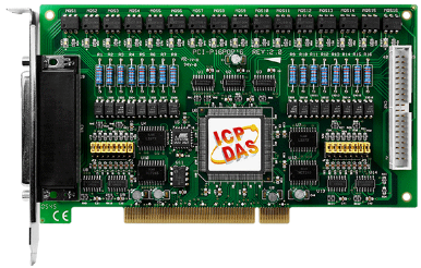 

Плата ICP DAS PCI-P16POR16U CR Universal PCI, 16-channel isolated digital input and 16-channel PhotoMOS Relay output (RoHS)Includes one CA-4037W cable, PCI-P16POR16U CR