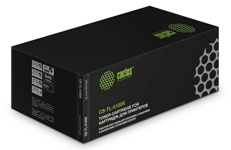 

Картридж Cactus CS-TL-5120X TL-5120X черный (15000стр.) для Pantum BP5100DW,BM5100ADW, CS-TL-5120X