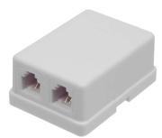 фото Телефонная розетка TWT TWT-SS2-1212-WH