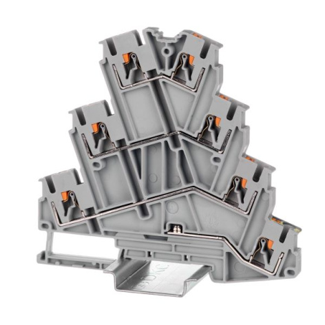 Изображение товара Клемма DKC VPR-2.5-PE-3L для заземления на DIN-рейку 24А