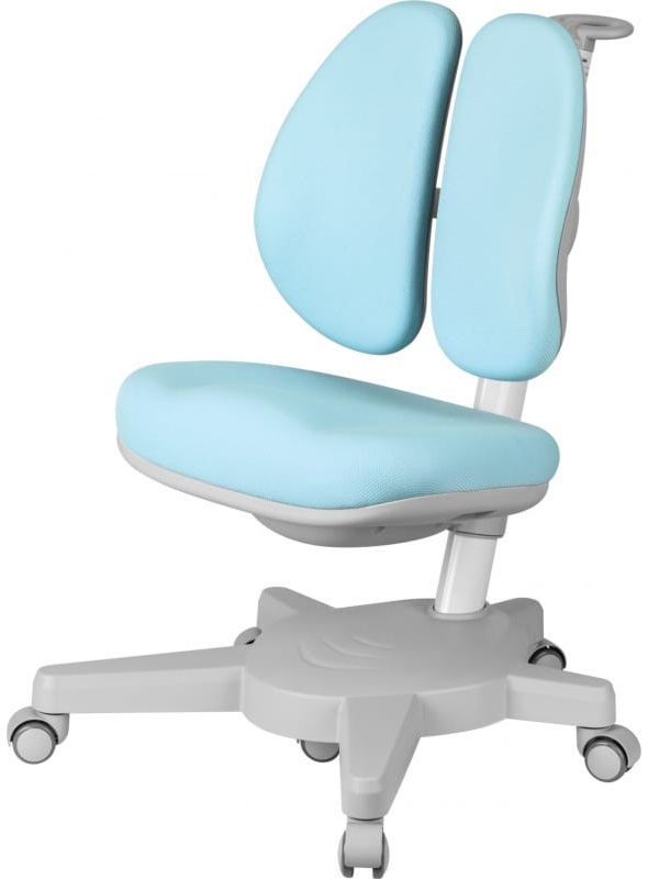

Кресло Cactus CS-CHR-3604BL голубой крестов. пластик серый, CS-CHR-3604BL