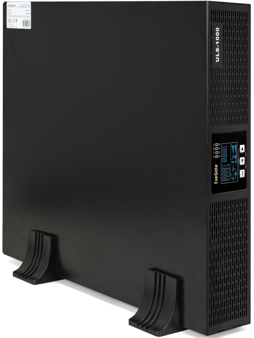

Источник бесперебойного питания Exegate PowerExpert ULS-1000.LCD.AVR.C13.USB.RS232.SNMP.2U EP285646RUS On-line 1000VA/1000W, On-Line, PF=1, LCD, 4*IE, PowerExpert ULS-1000.LCD.AVR.C13.USB.RS232.SNMP.2U