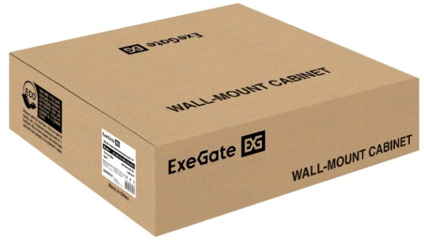 фото Шкаф настенный 19", 9U Exegate EC-WM-9U.600.G.BLACK в Омске