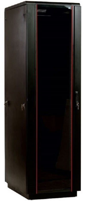 

Шкаф напольный 19", 48U ЦМО ШТК-М-48.6.8-1ААА-9005 телекоммуникационный (600 × 800) дверь стекло, чёрный, разобранный, ШТК-М-48.6.8-1ААА-9005