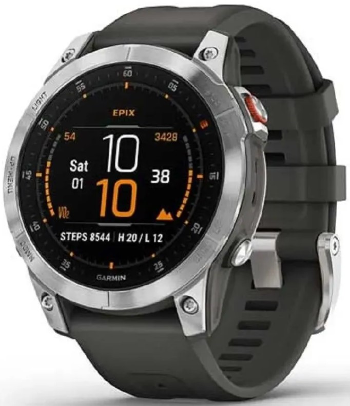 

Часы Garmin Epix gen.2 010-02582-01 серый стальной 47мм, Epix gen.2
