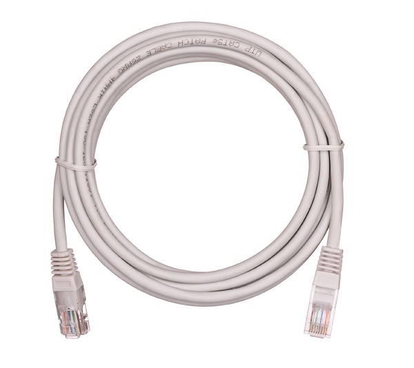 

Кабель патч-корд U/UTP 5e кат. 2м. Netlan EC-PC4UD55B-BC-LSZH-020-GY-10 2хRJ45/8P8C, T568B, Molded, BC (чистая медь), LSZH нг(B)-HF, серый, уп-ка 10шт, EC-PC4UD55B-BC-LSZH-020-GY-10