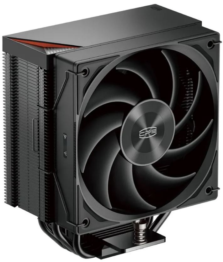 

Кулер PCCooler RZ500 BK LGA1851/1700/1200/115X/AM5/AM4 (TDP 250W, 4-pin PWM, 86,73CFM, 32dBA, 2200RPM, 120mm, black), RZ500 BK
