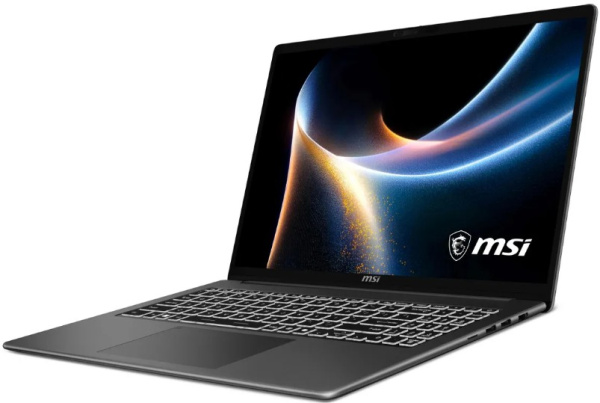 фото Ноутбук MSI MODERN 16S AI+ G3MG-012XRU 16" (Intel Core Ultra 7, 16Гб DDR5, SSD 512 Гб, Arc graphics, Без ОС) Серый [9S7-26U211-012]
