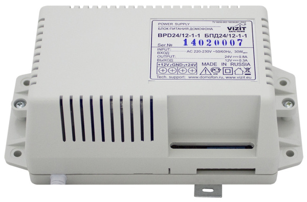 Изображение товара Блок питания VIZIT БПД24/12-1-1