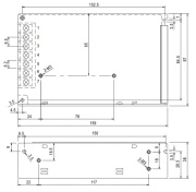 фото Преобразователь Mean Well RS-100-15