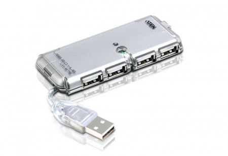 

Концентратор Aten UH275Z-AT-G Hub, внешн., 4 порта, USB 2.0, питание от шины, некаскадируемый, DC 5V, (компактный), UH275Z-AT-G