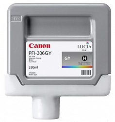 

Картридж Canon PFI-306GY 6666B001 Grey для iPF 8300/8300S/8400/9400/9400S 330ml, PFI-306GY