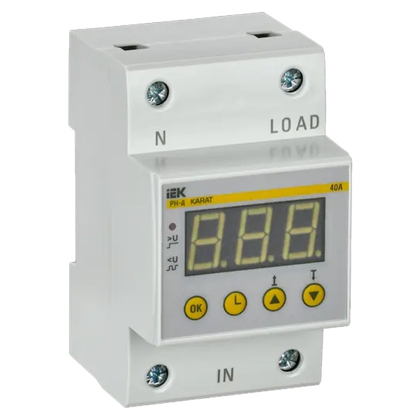 

Реле IEK IVC31-1-40 напряжения и тока РНТ-д однофазное 54мм 40А, IVC31-1-40