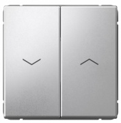 фото Выключатель двухклавишный Systeme Electric GAL000319S