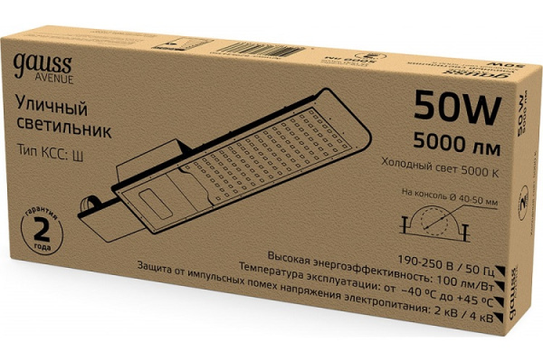 фото Светильник  Gauss 629534350 в Красноярске