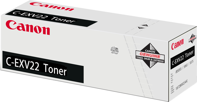 

Картридж Canon C-EXV22 1872B002 черный (туба 48000стр) для iR5055/5055N/5065/5065N/R5075, C-EXV22