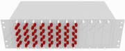 фото Кросс оптический стоечный TopLAN КРС-Top-3U-64ST/U-OS2-GY