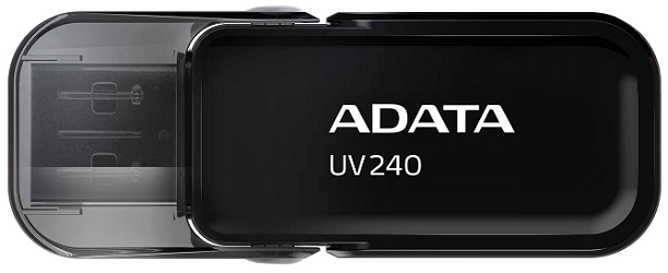 

Накопитель USB 2.0 32GB ADATA UV240 черный, UV240