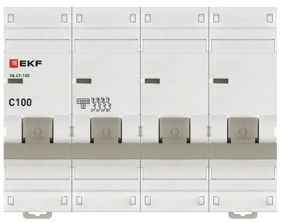 фото Автоматический выключатель  EKF mcb47100-4-100C-pro в Челябинске