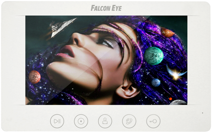 

Видеодомофон Falcon Eye Cosmo VZ дисплей 7" TFT; сенсорные кнопки; OSD меню; питание AC 220В (встроенный БП), Cosmo VZ