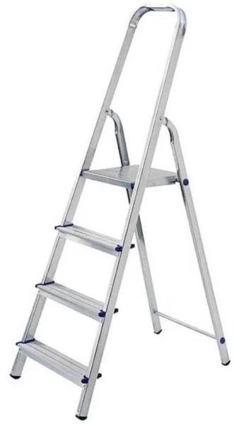 Изображение товара Стремянка Rexant 12-5041 алюминиевая 4 ступени высота до 2.9 м