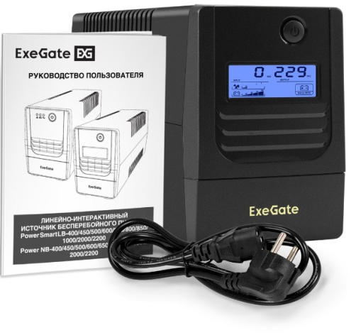 фото Источник бесперебойного питания Exegate Smart LB-650.LCD.AVR.4C13 (УЦЕНЕННЫЙ) в Омске