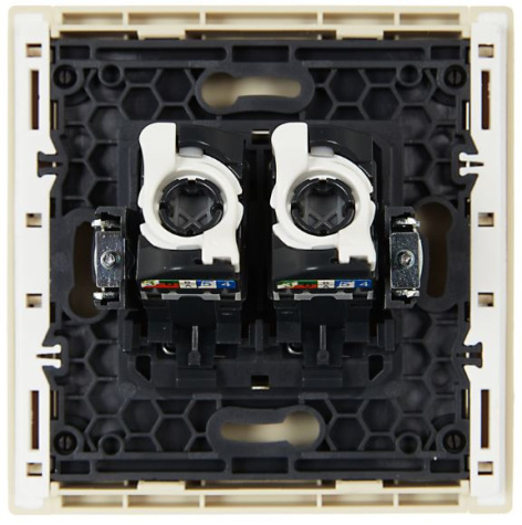 фото Розетка компьютерная двойная IEK FP-K20-1-K10 в Уфе