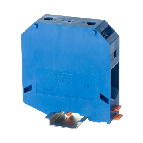 Изображение товара Проходная клемма DKC KRUH-95-BU для DIN-рейки, 95 мм², 232 А
