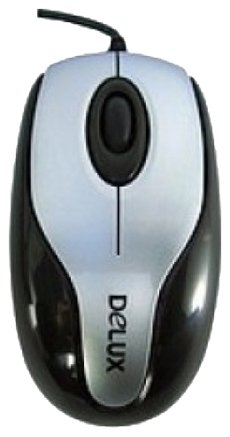 

Мышь Delux DLM-363BS черно-серебряная, 800dpi, USB (2 кн+скролл), DLM-363BS