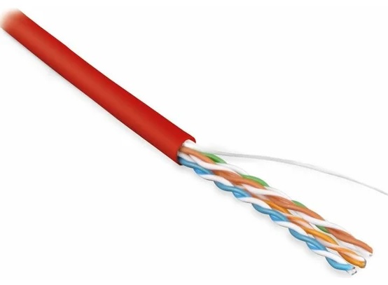 

Кабель витая пара U/UTP 5 кат. 4 пары Lanmaster LAN-5EUTP-PT-LSZH-RD 350Mhz, LSZH, красный, 305м в кат., LAN-5EUTP-PT-LSZH-RD