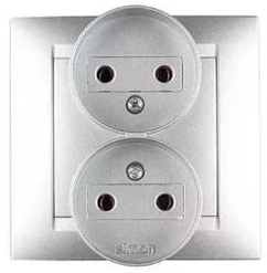 

Розетка Simon 1590457-033 Simon 15 Алюминий 2-я б/з литая, 16А, 250В, винт.заж., 1590457-033