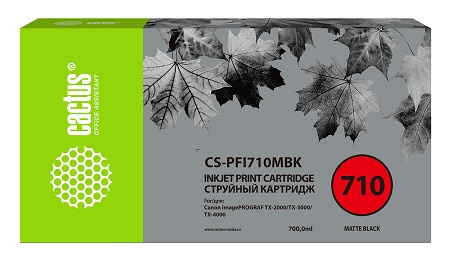 фото Картридж  Cactus CS-PFI710MBK в Красноярске
