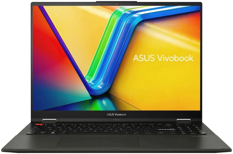 

Ноутбук ASUS VivoBook S 16 Flip TP3604VA-MC102 i3-1315U/8GB/512GB SSD/UHD graphics/16" WUXGA IPS touch/WiFi/BT/cam/DOS/midnight black, VivoBook S 16 Flip TP3604VA-MC102