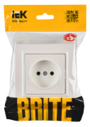 фото Розетка без заземления  IEK BR-R10-10-K36