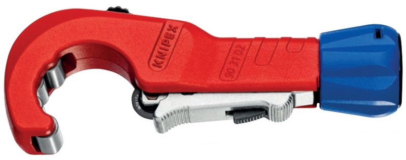 

Труборез Knipex KN-903102SB для стали и цветных металлов рез: d 6-35мм (1/4дюйм-1 3/8дюйм) толщина стенок до 2мм L-260мм, KN-903102SB